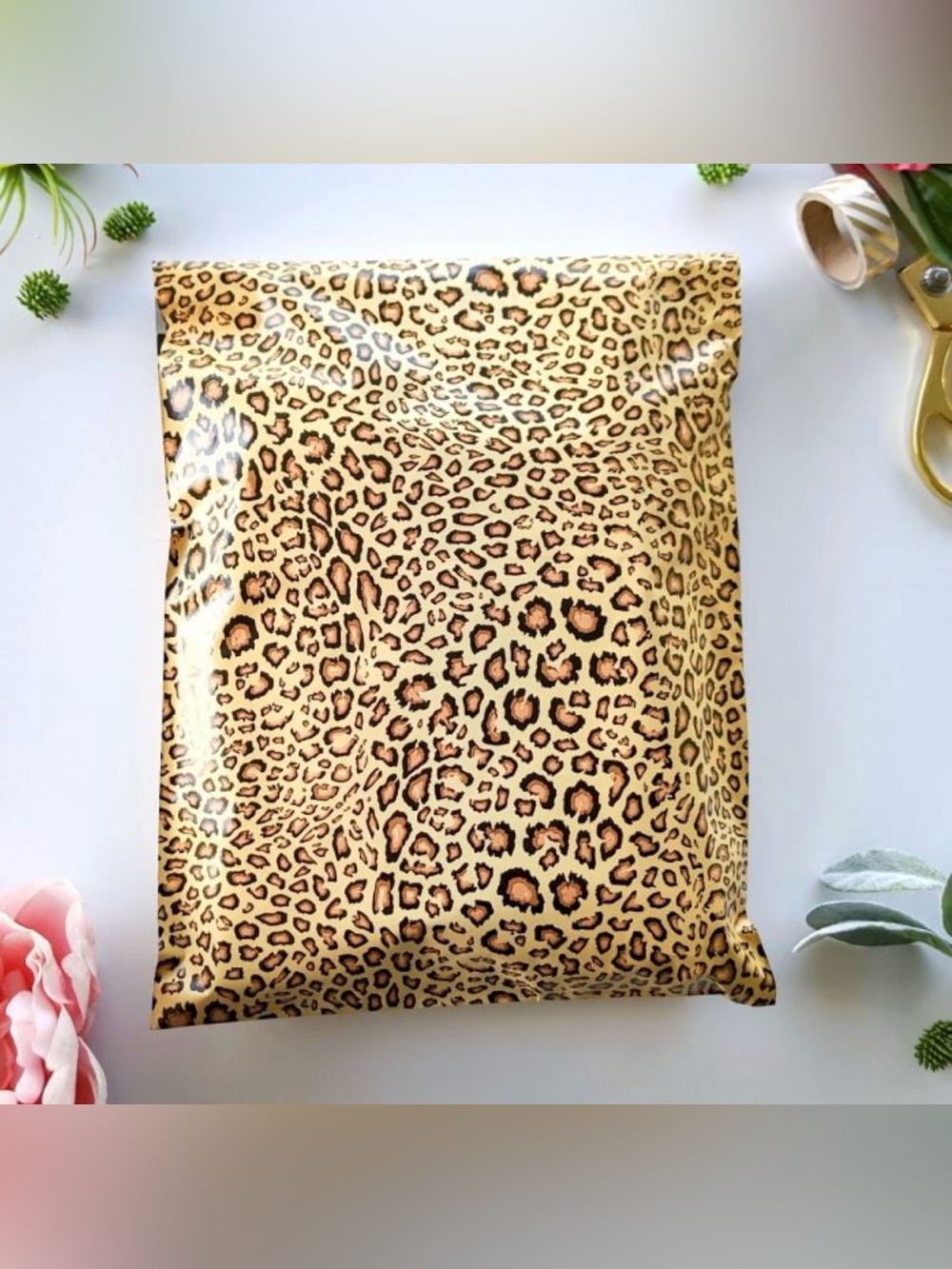 30 10” x 13” Cheetah Poly Mailers - Picture 2 of 3